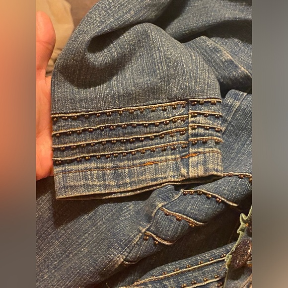 Stylin Chagall  Jean Jacket Blazer Womens Sz 12 - Picture 3 of 8